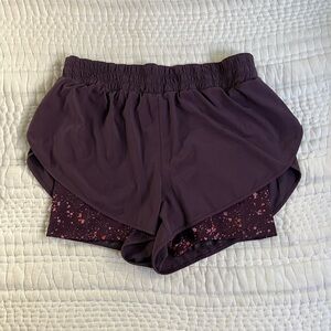 Athleta Women's Purple Run Shorts